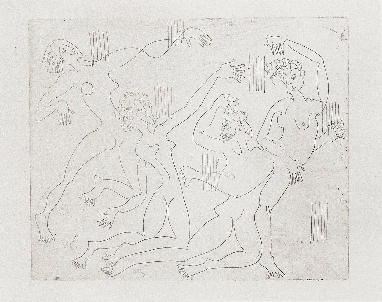 Szkoła Tańca autorstwa Ernst Ludwig Kirchner