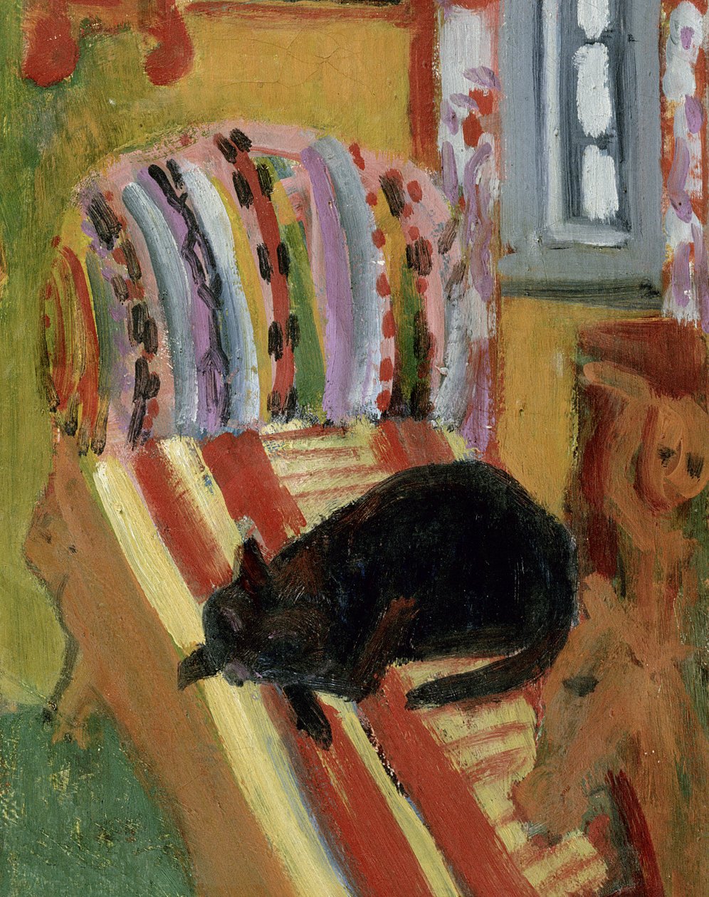 Salon, 1920 (detal z 148757) autorstwa Ernst Ludwig Kirchner