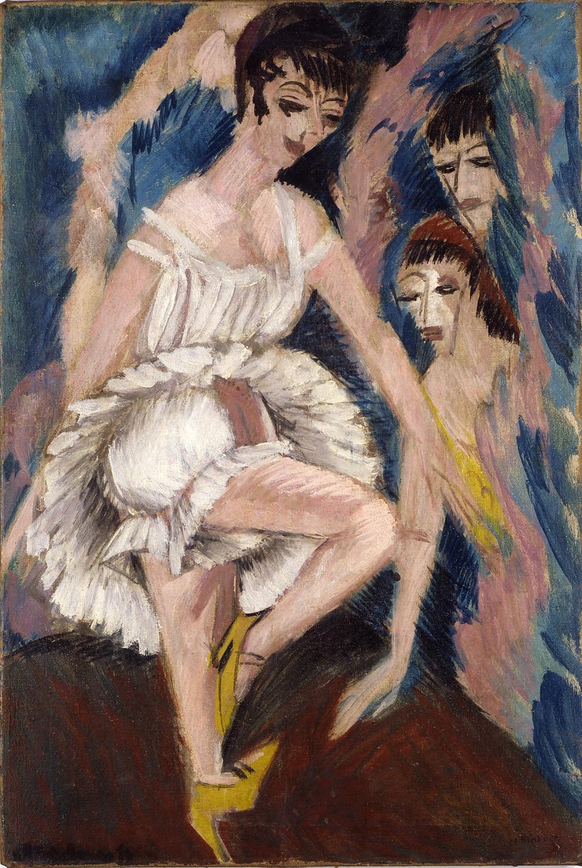 tancerz autorstwa Ernst Ludwig Kirchner