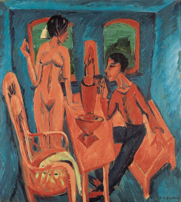 Pokój w wieży, Fehmarn autorstwa Ernst Ludwig Kirchner