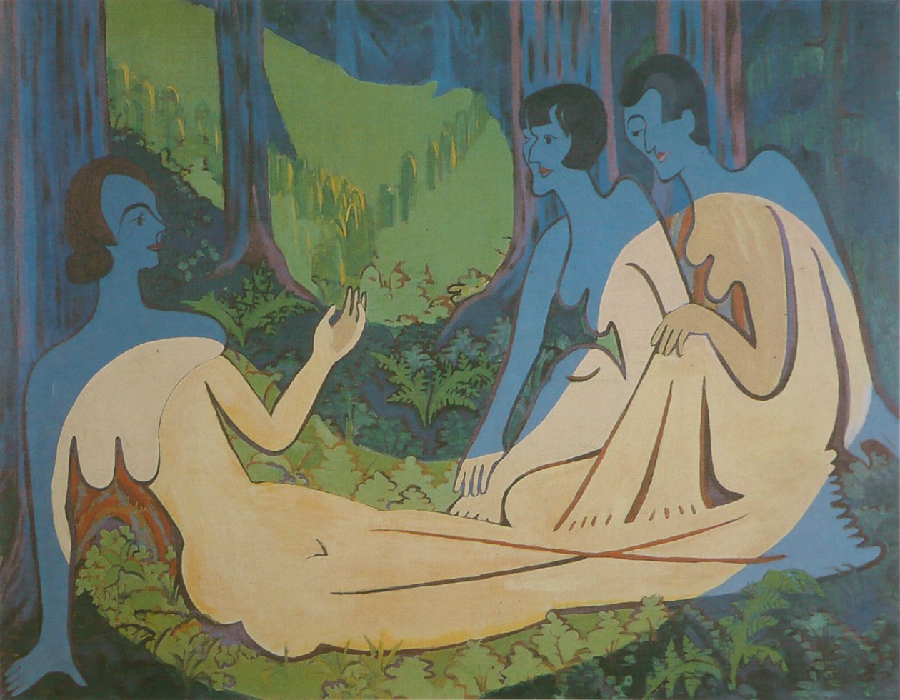 Trzy akty autorstwa Ernst Ludwig Kirchner