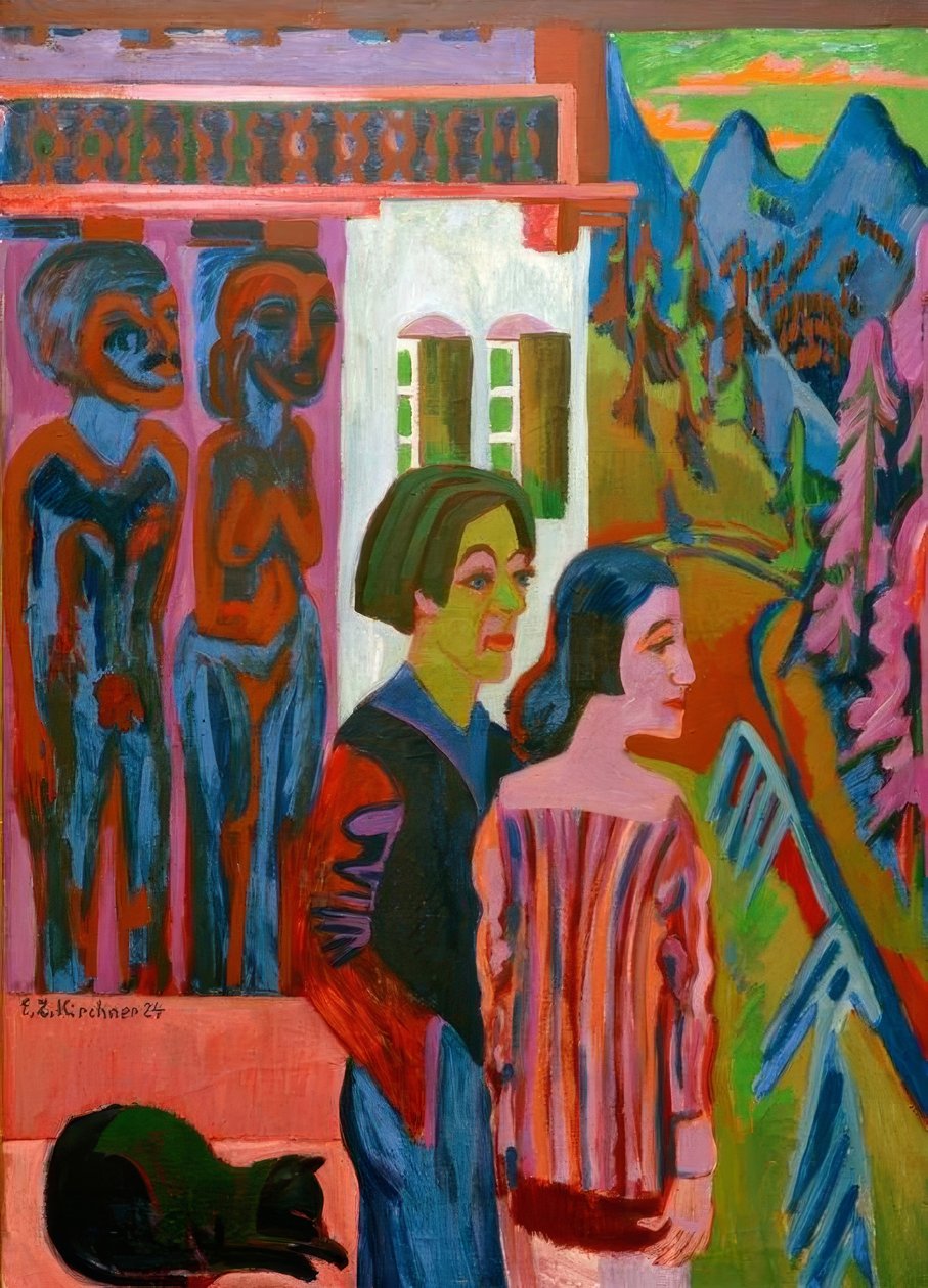Przed wschodem słońca autorstwa Ernst Ludwig Kirchner
