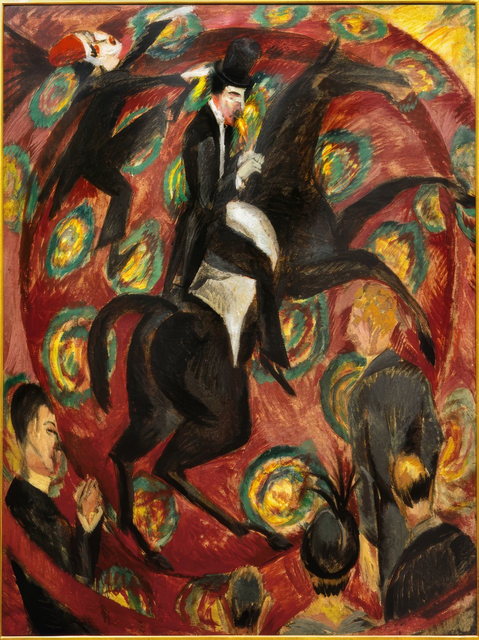 Jeździec cyrkowy autorstwa Ernst Ludwig Kirchner