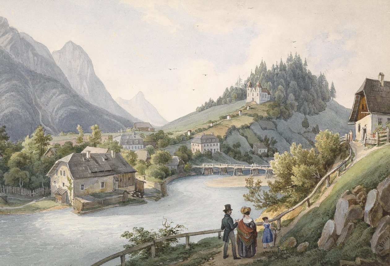 Motyw z Bad Ischl autorstwa Ernst Welker