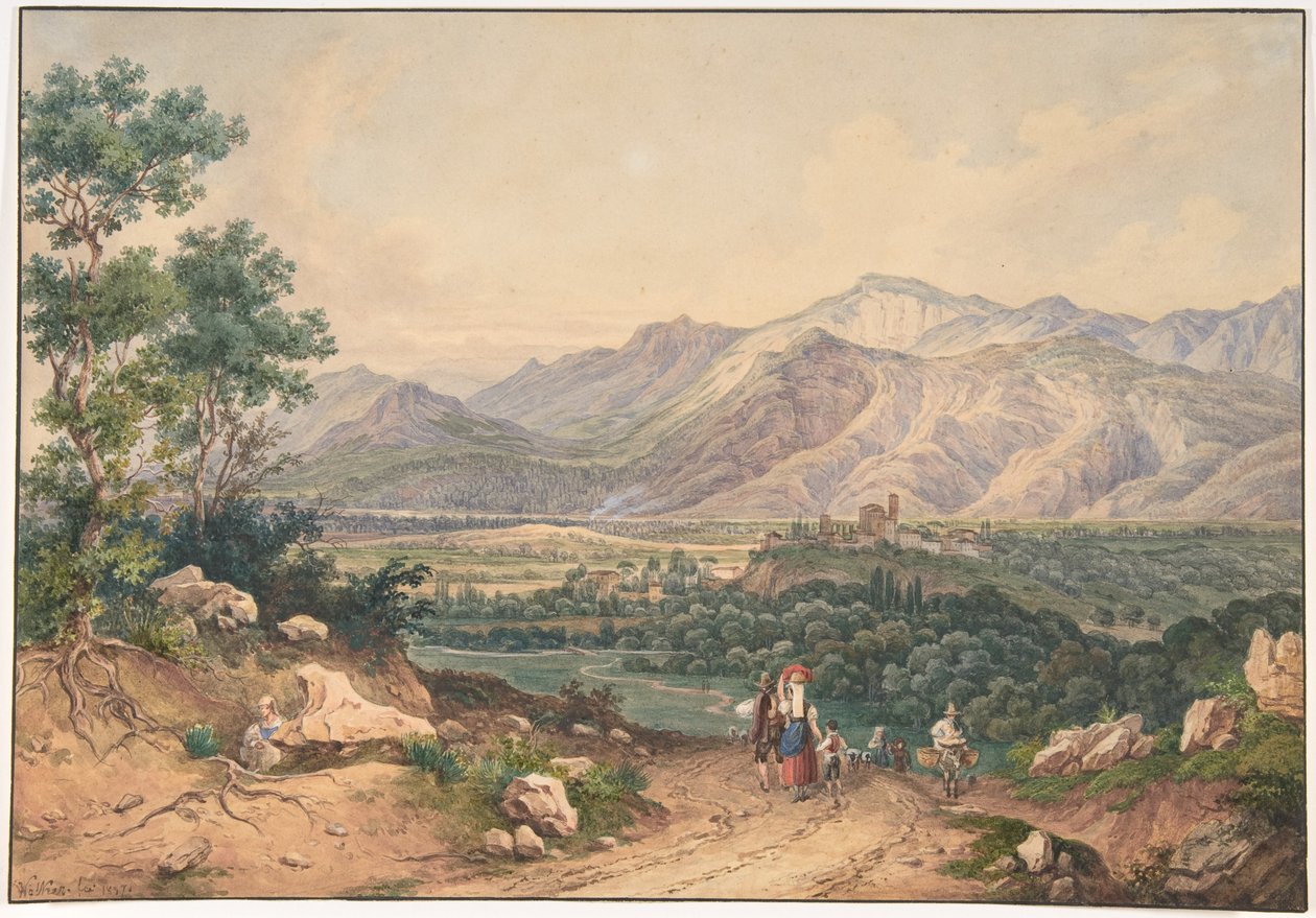 Widok Libanu autorstwa Ernst Welker