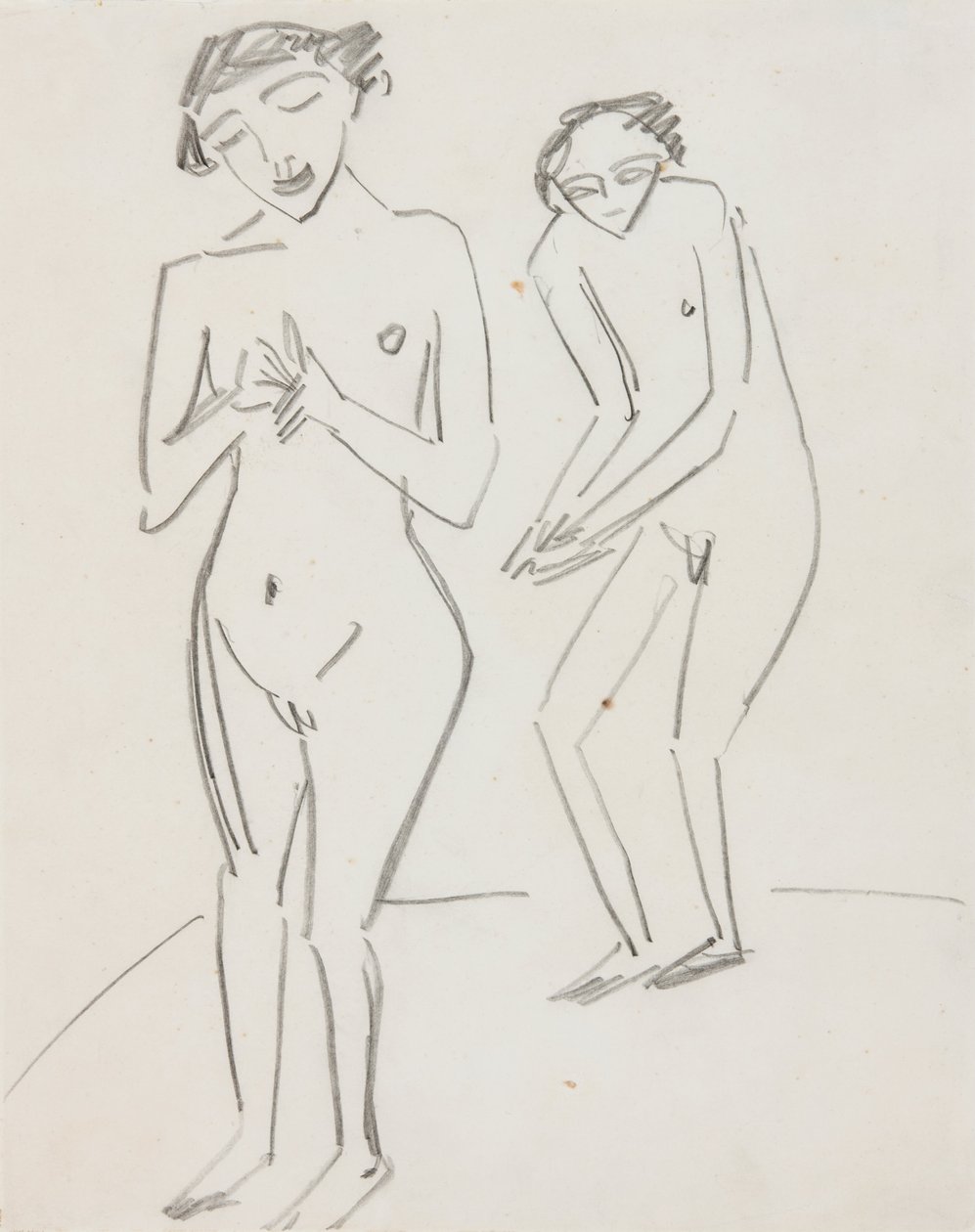 Mężczyzna i kobieta autorstwa Ernst Ludwig Kirchner