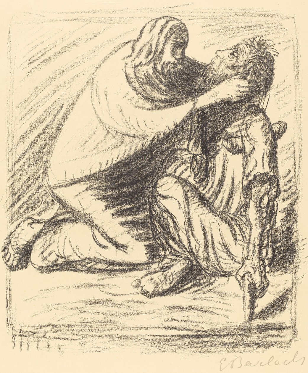 Błogosławieni Miłosierni! autorstwa Ernst Barlach