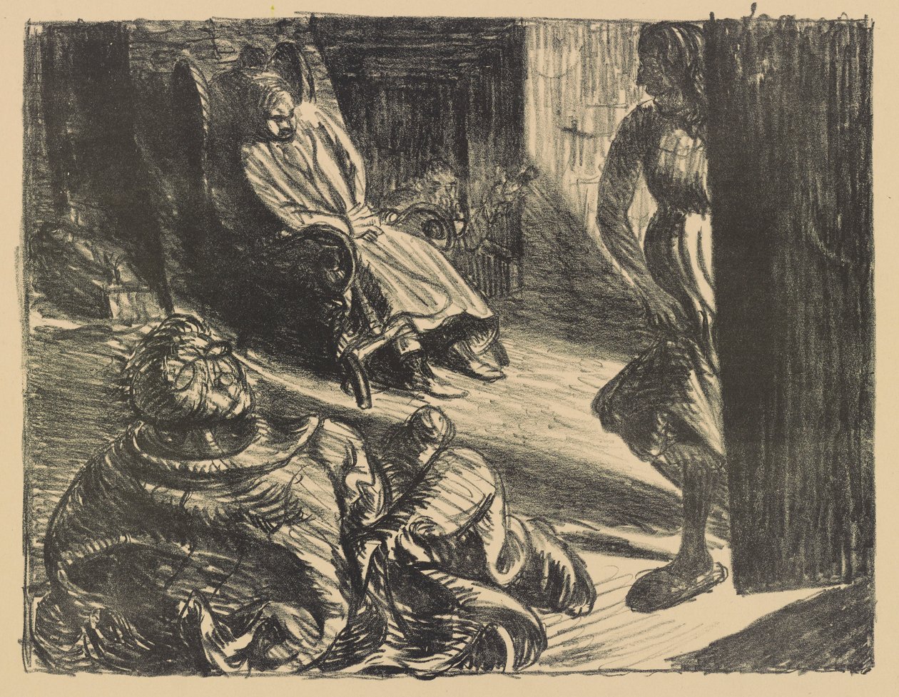 Biedny kuzyn autorstwa Ernst Barlach