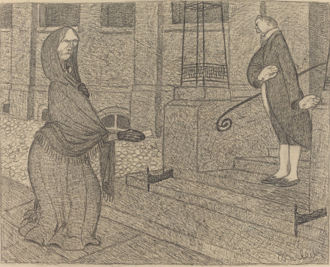 Wysoka klasa, 1906. autorstwa Ernst Barlach