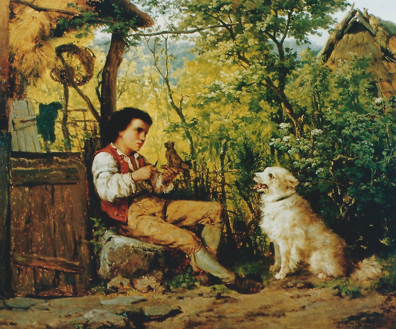 1858 - Początkujący Michał Anioł, Galeria Paffrath autorstwa Ernst Bosch