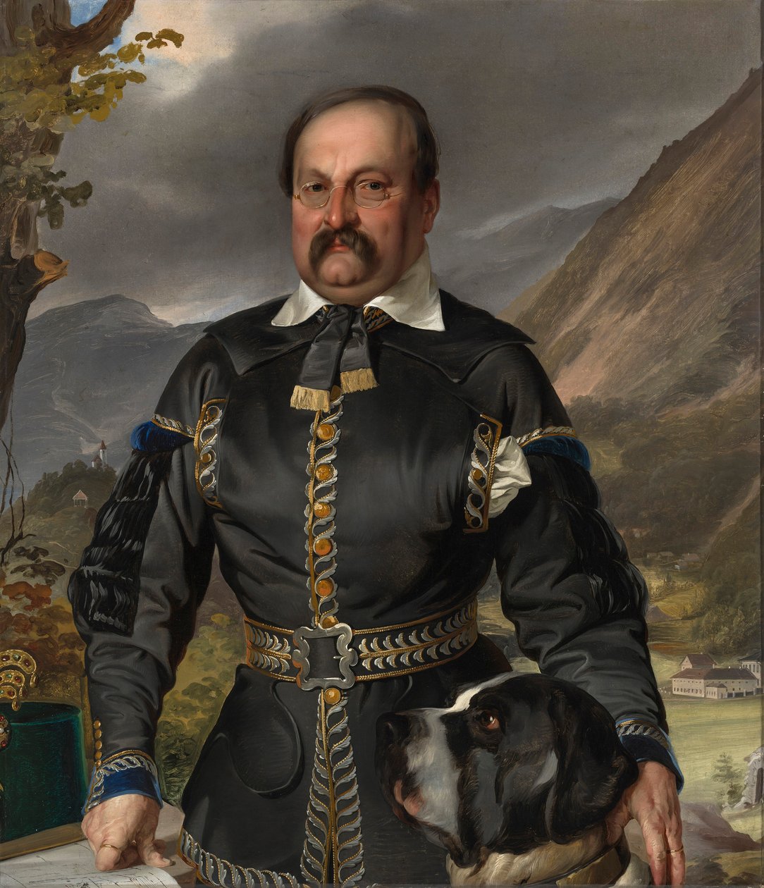 Niemcy: Franz Anton Ritter von Jakomini w mundurze górniczym autorstwa Ernst Christian Moser