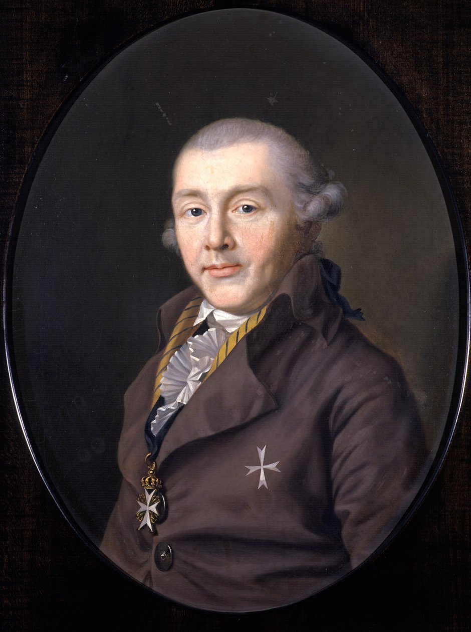 Portret księcia Augusta Saxe-Gotha-Altenburg, 1795 autorstwa Ernst Christian Specht