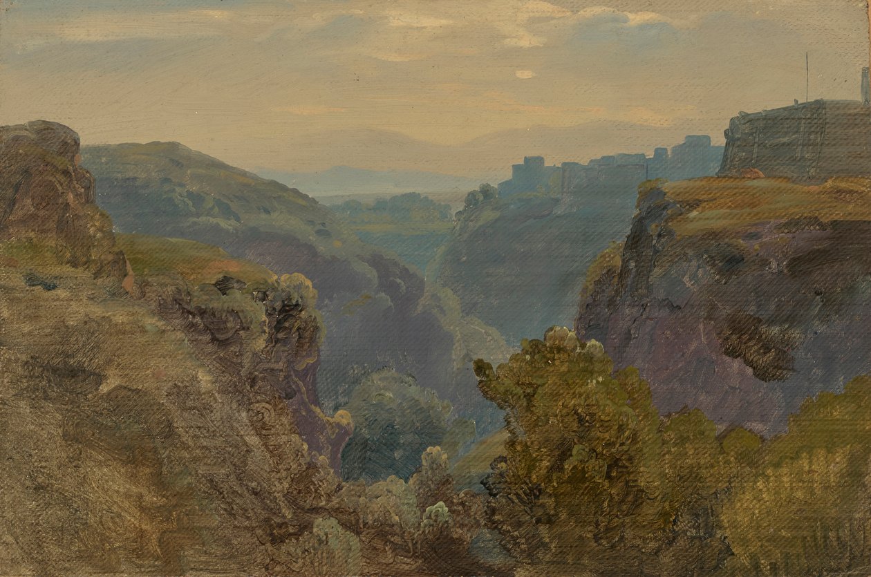 Civita Castellana autorstwa Ernst Fries