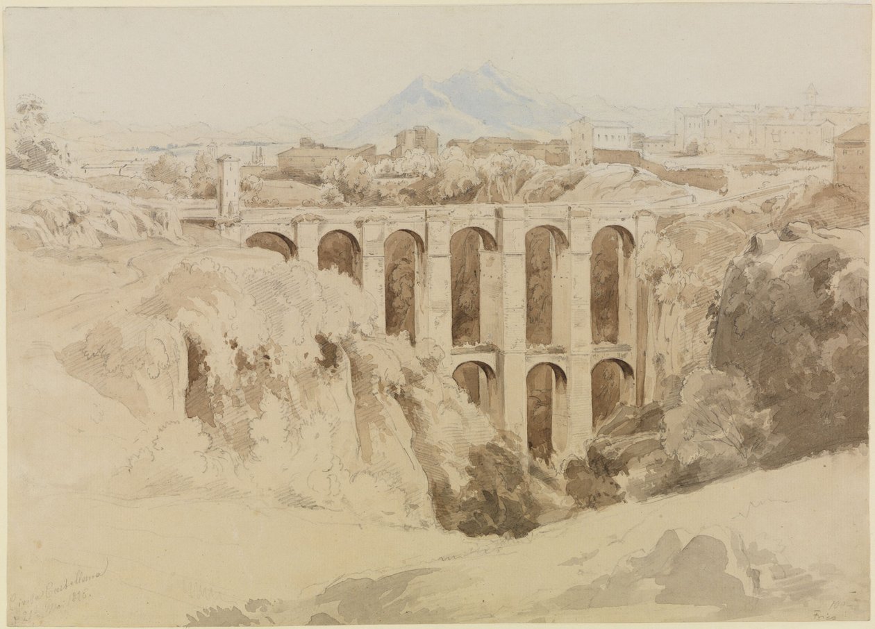 Civita Castellana autorstwa Ernst Fries