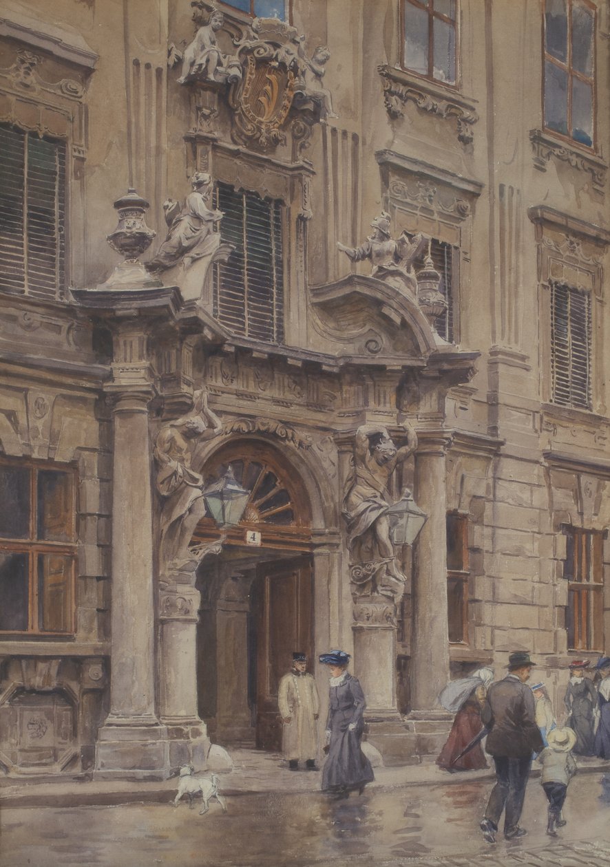 Das Portal des Palais Kinsky autorstwa Ernst Graner