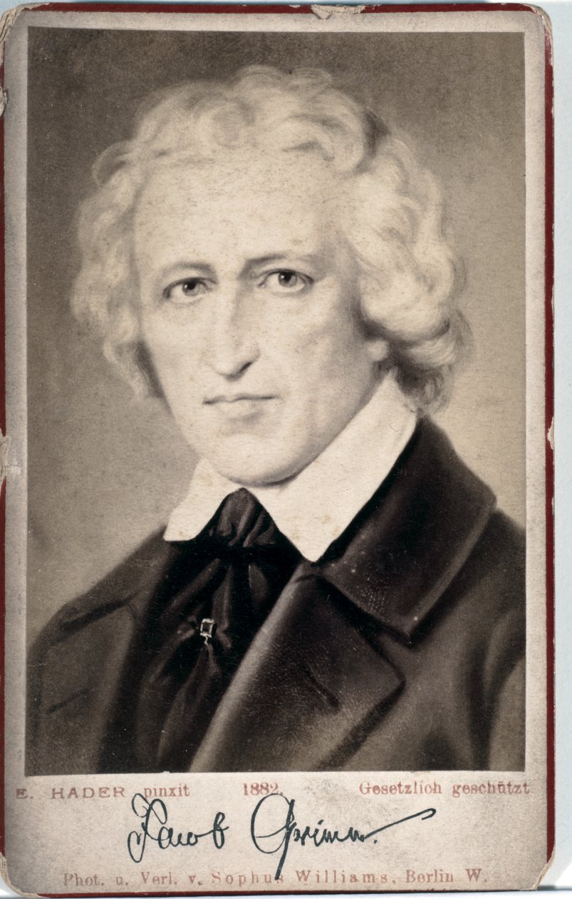 Portret Jacoba Grimma autorstwa Ernst Hader