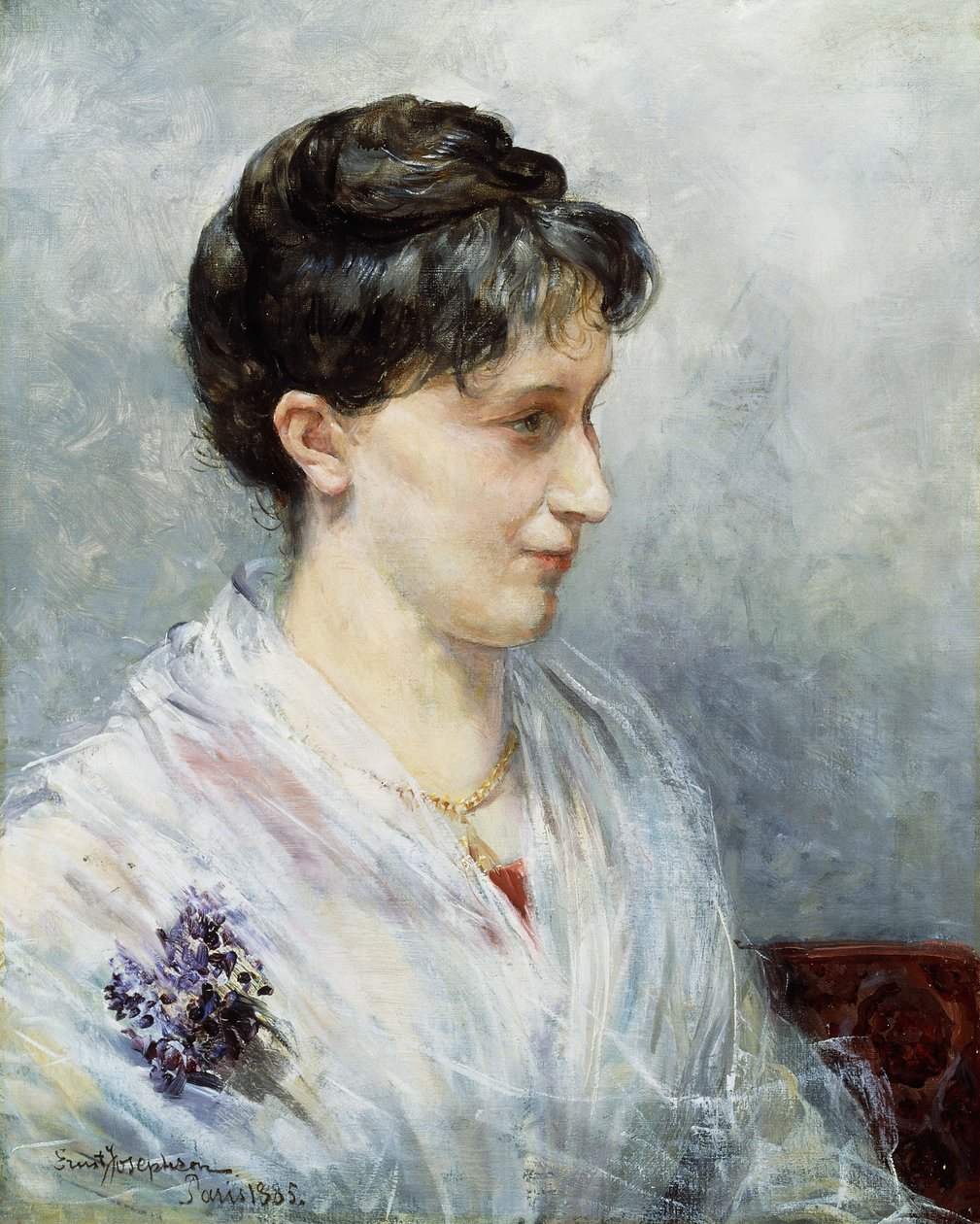 Portret Marii autorstwa Ernst Josephson