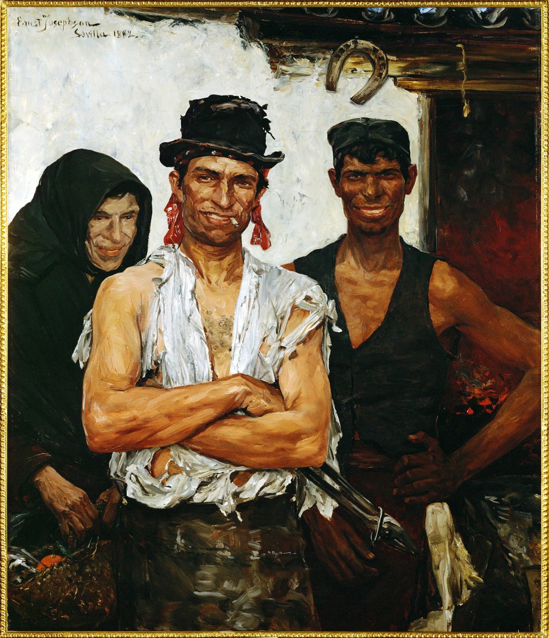 Hiszpańscy kowale, II autorstwa Ernst Josephson