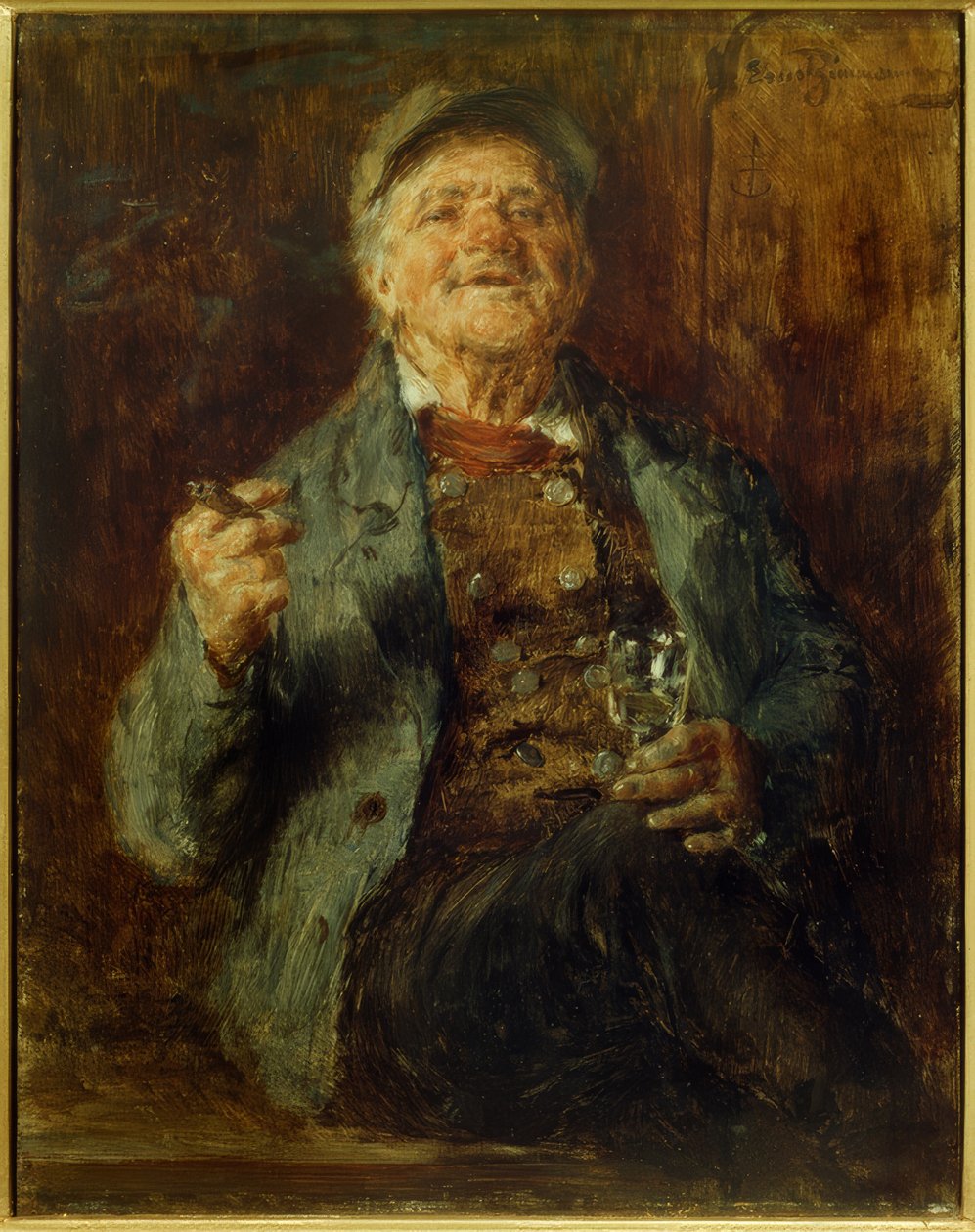 Rolnik pijący autorstwa Ernst Karl Georg Zimmermann