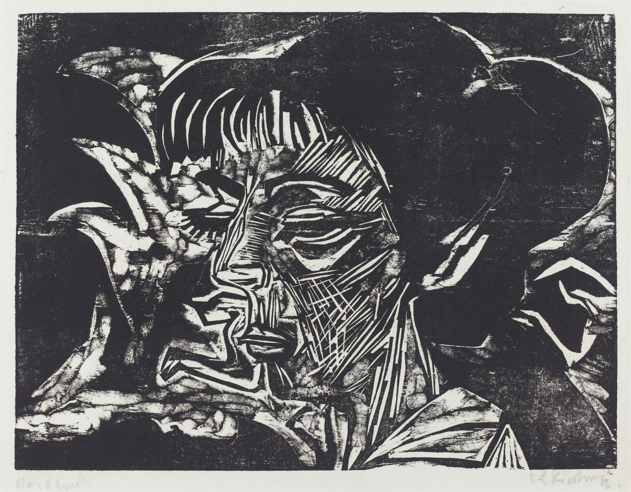 Fanny Wocke, 1916. autorstwa Ernst Ludwig Kirchner