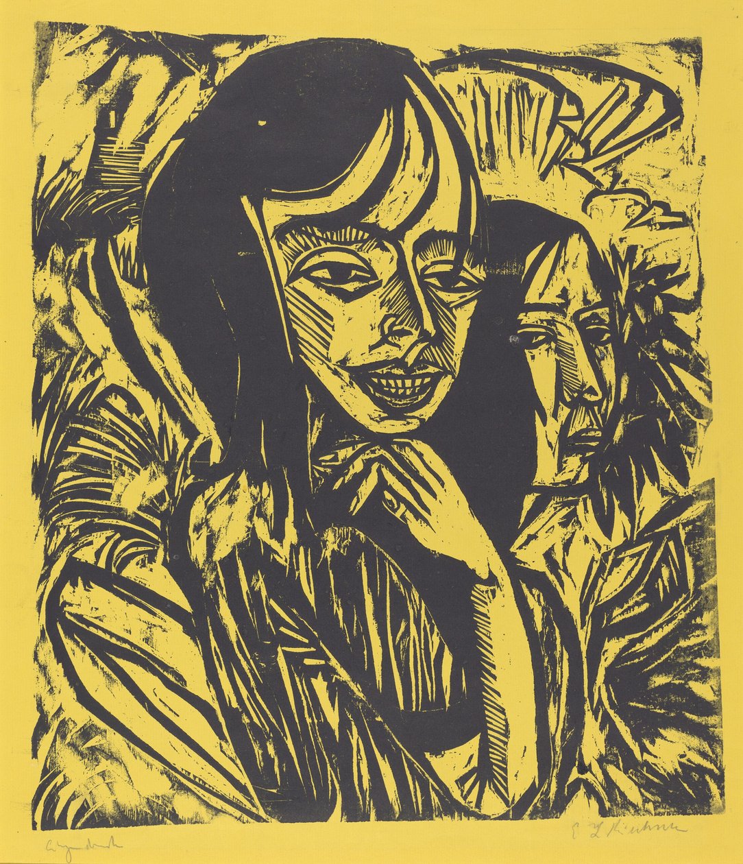 Dziewczyny z Fehmarn, 1913. autorstwa Ernst Ludwig Kirchner