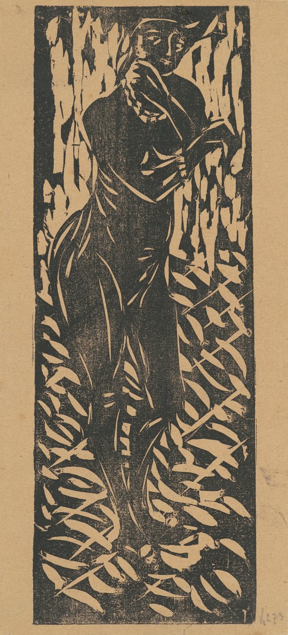 Akt z biżuterią, 1906. autorstwa Ernst Ludwig Kirchner
