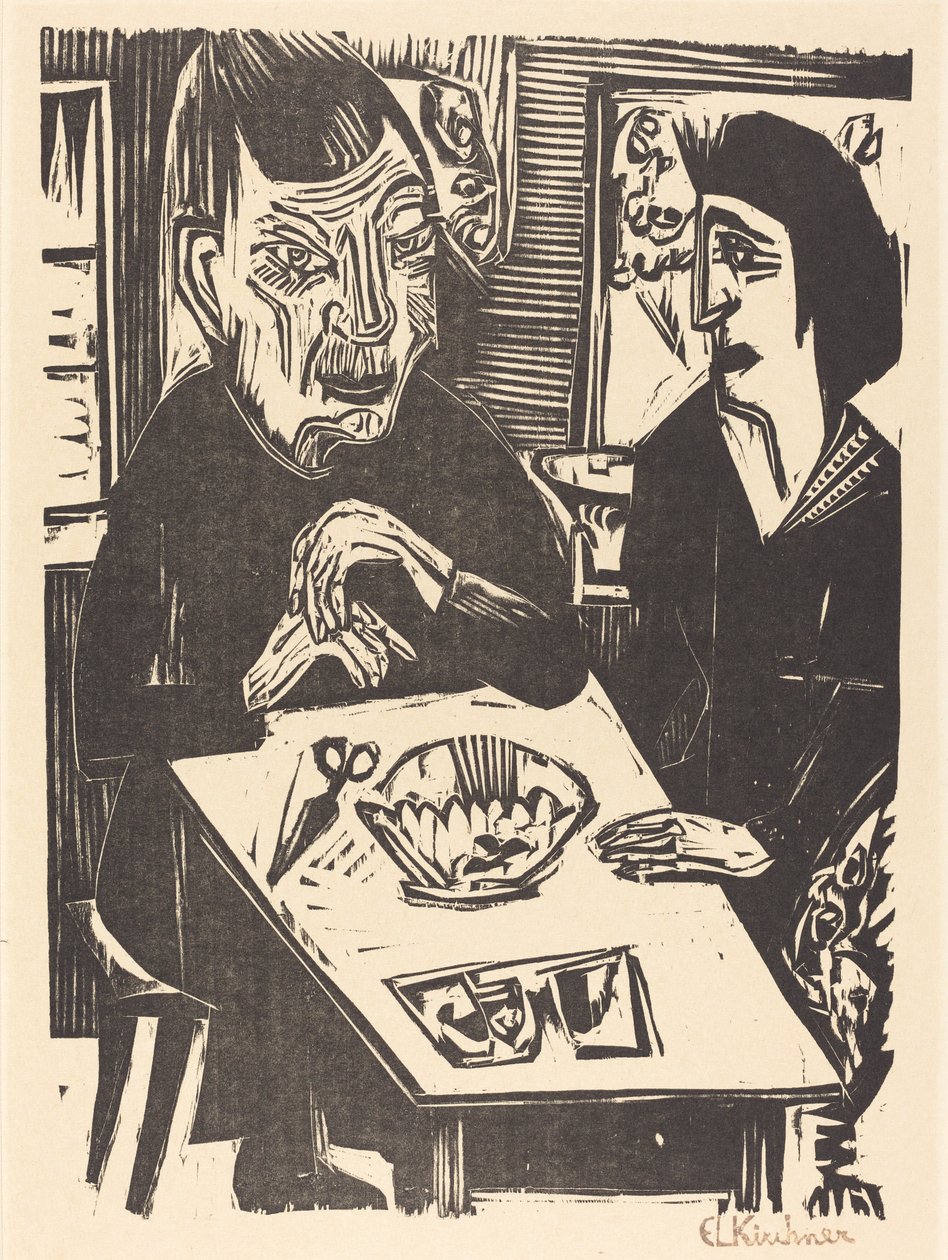 Stara i młoda kobieta Stara i młoda kobieta, 1921. autorstwa Ernst Ludwig Kirchner
