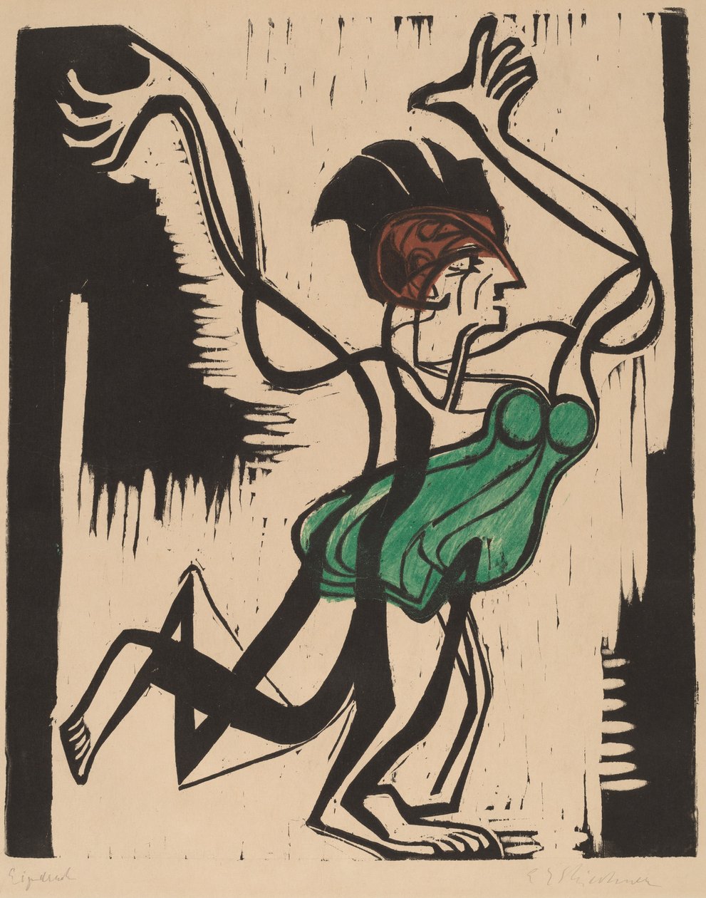 Palucca, 1930. autorstwa Ernst Ludwig Kirchner
