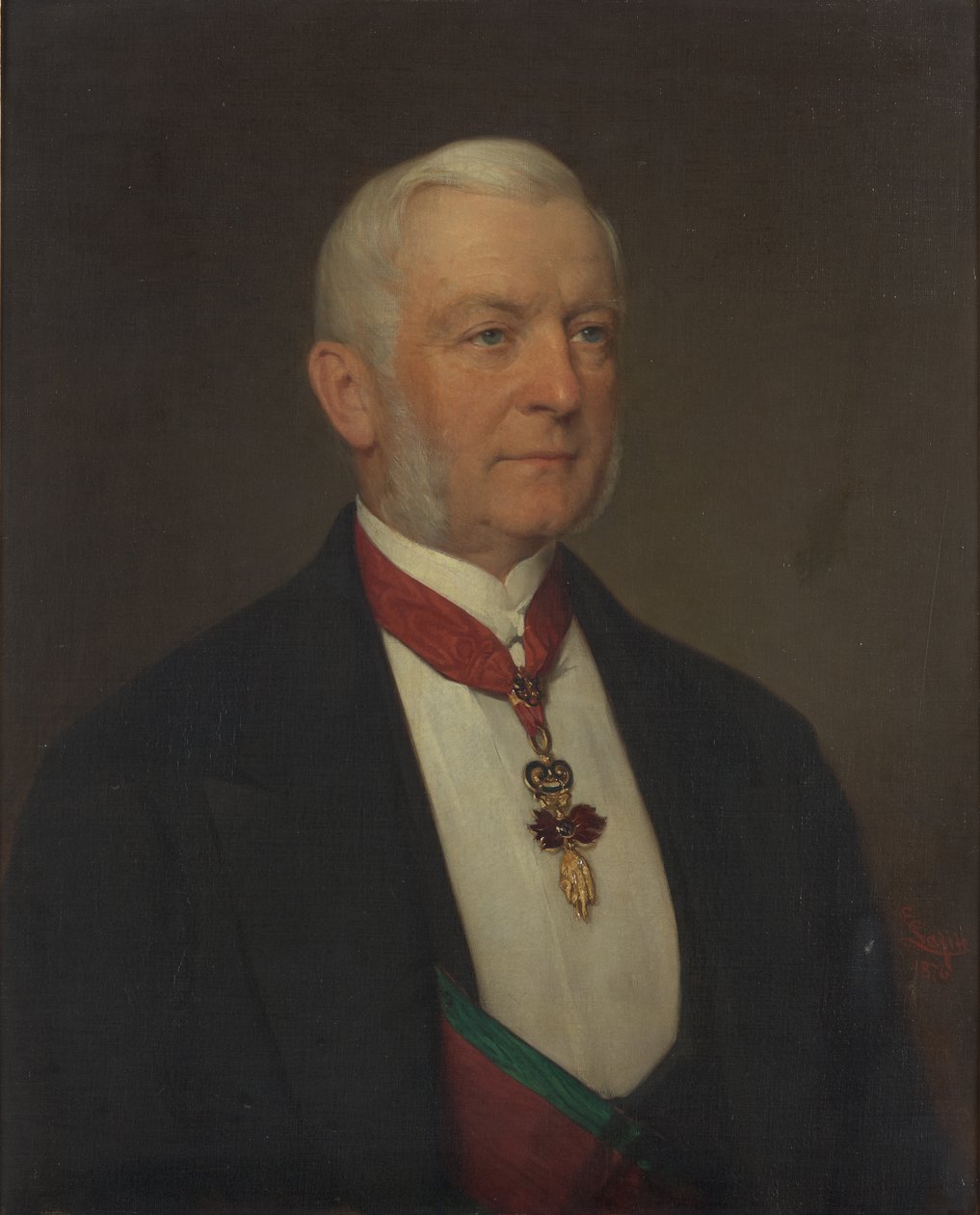 Polityk Karl Wilhelm Philipp Książę Auersperg autorstwa Ernst Lafite