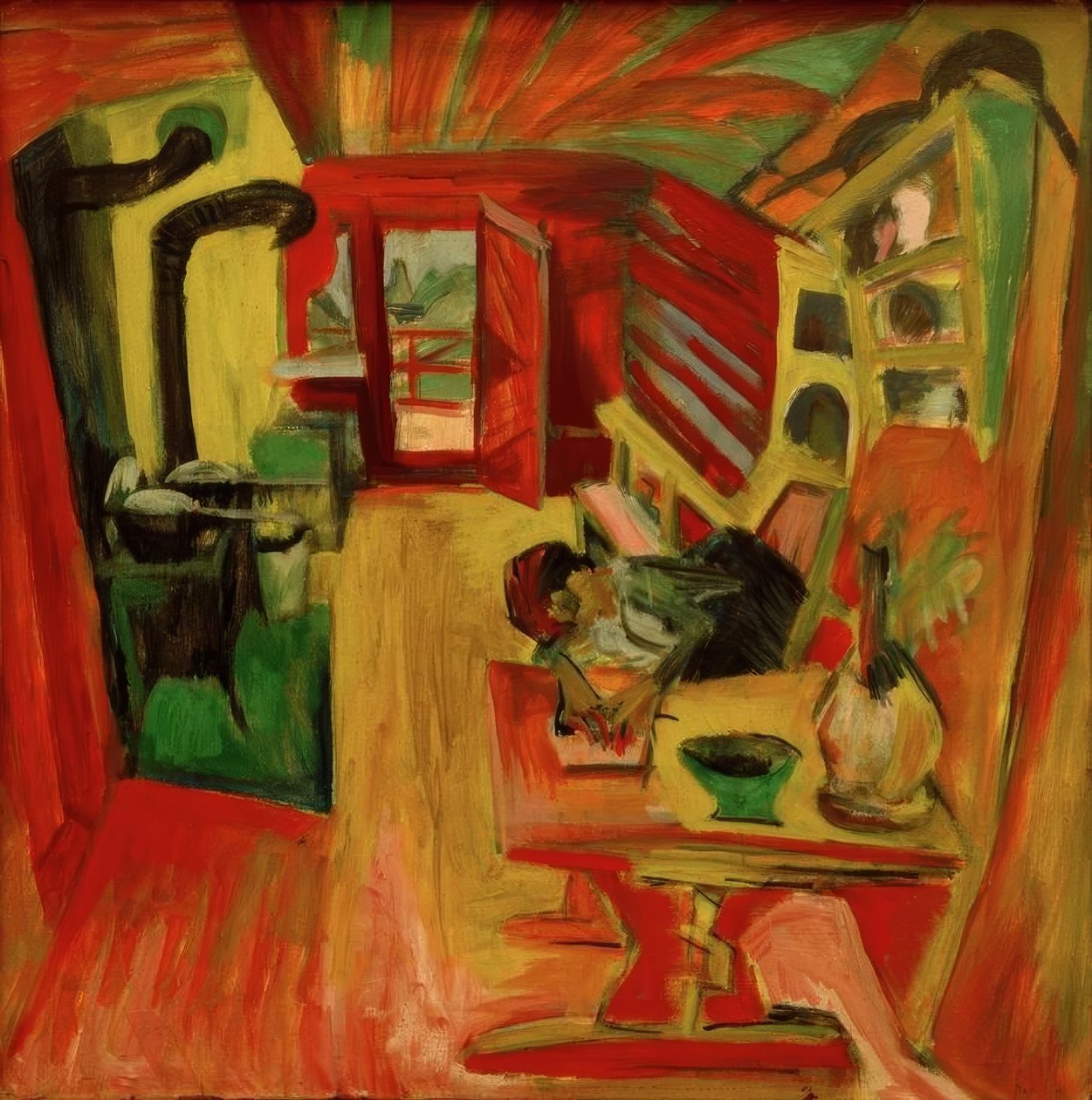 Kuchnia alpejska autorstwa Ernst Ludwig Kirchner