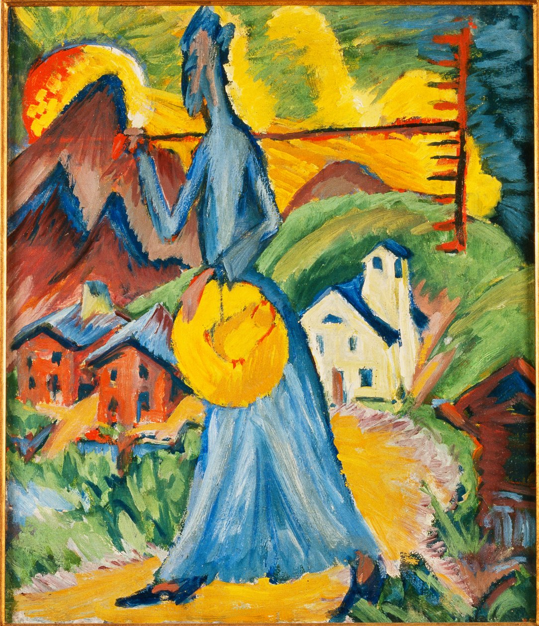 Alpleben, Triptych; Alpleben, Tryptychon autorstwa Ernst Ludwig Kirchner
