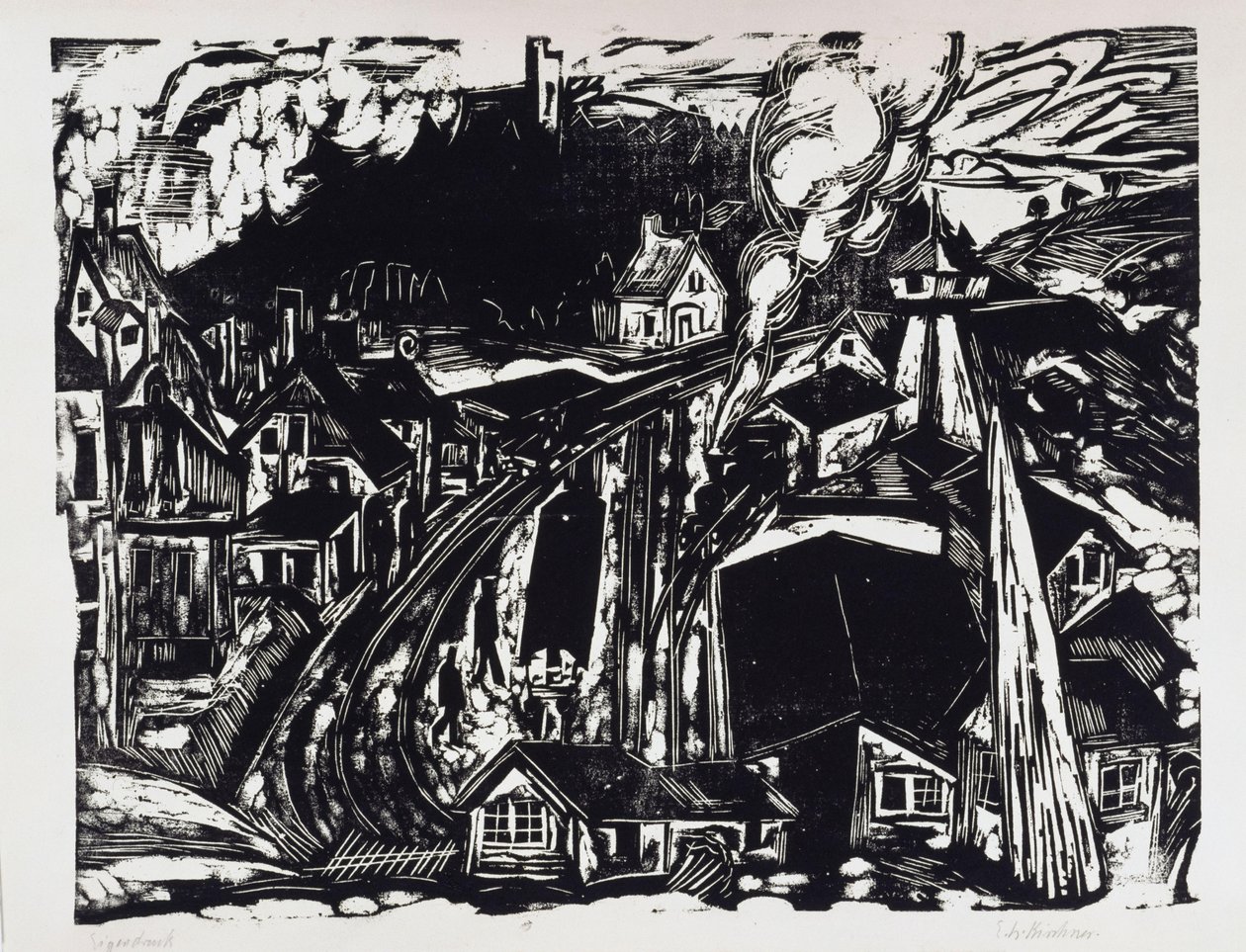 Stacja Königstein im Taunus autorstwa Ernst Ludwig Kirchner