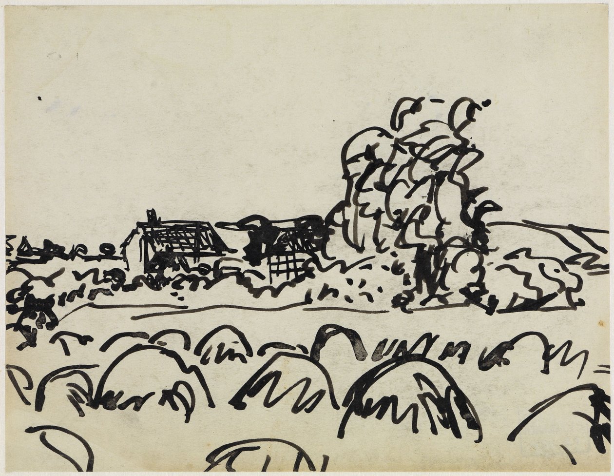 Gospodarstwo rolne na wyspie Fehmarn autorstwa Ernst Ludwig Kirchner