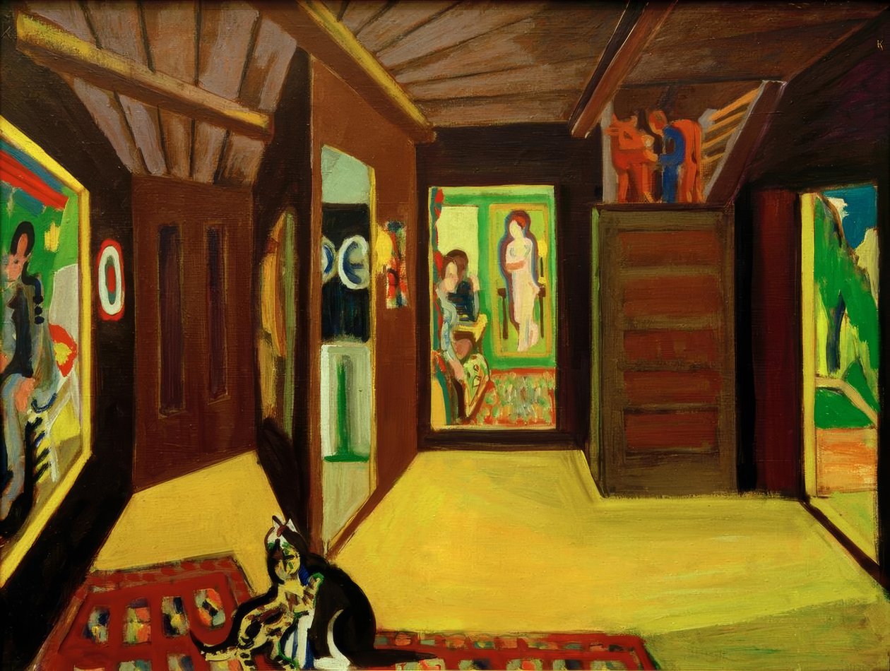 Bergatelier autorstwa Ernst Ludwig Kirchner