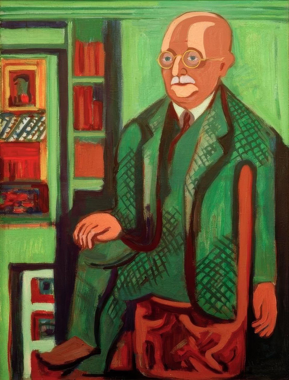 Portret dr. Hagemann autorstwa Ernst Ludwig Kirchner