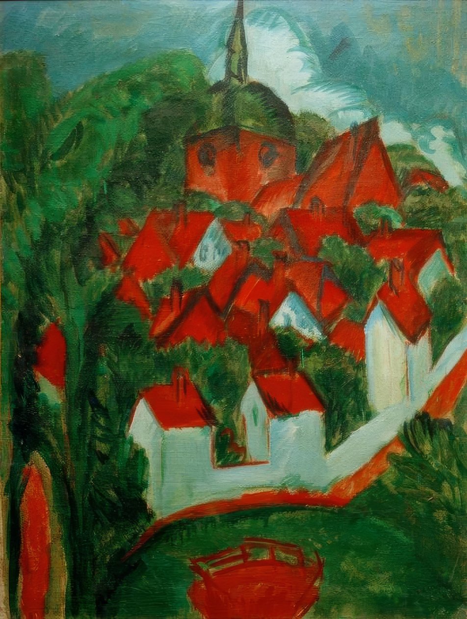 Zamek na Fehmarn autorstwa Ernst Ludwig Kirchner