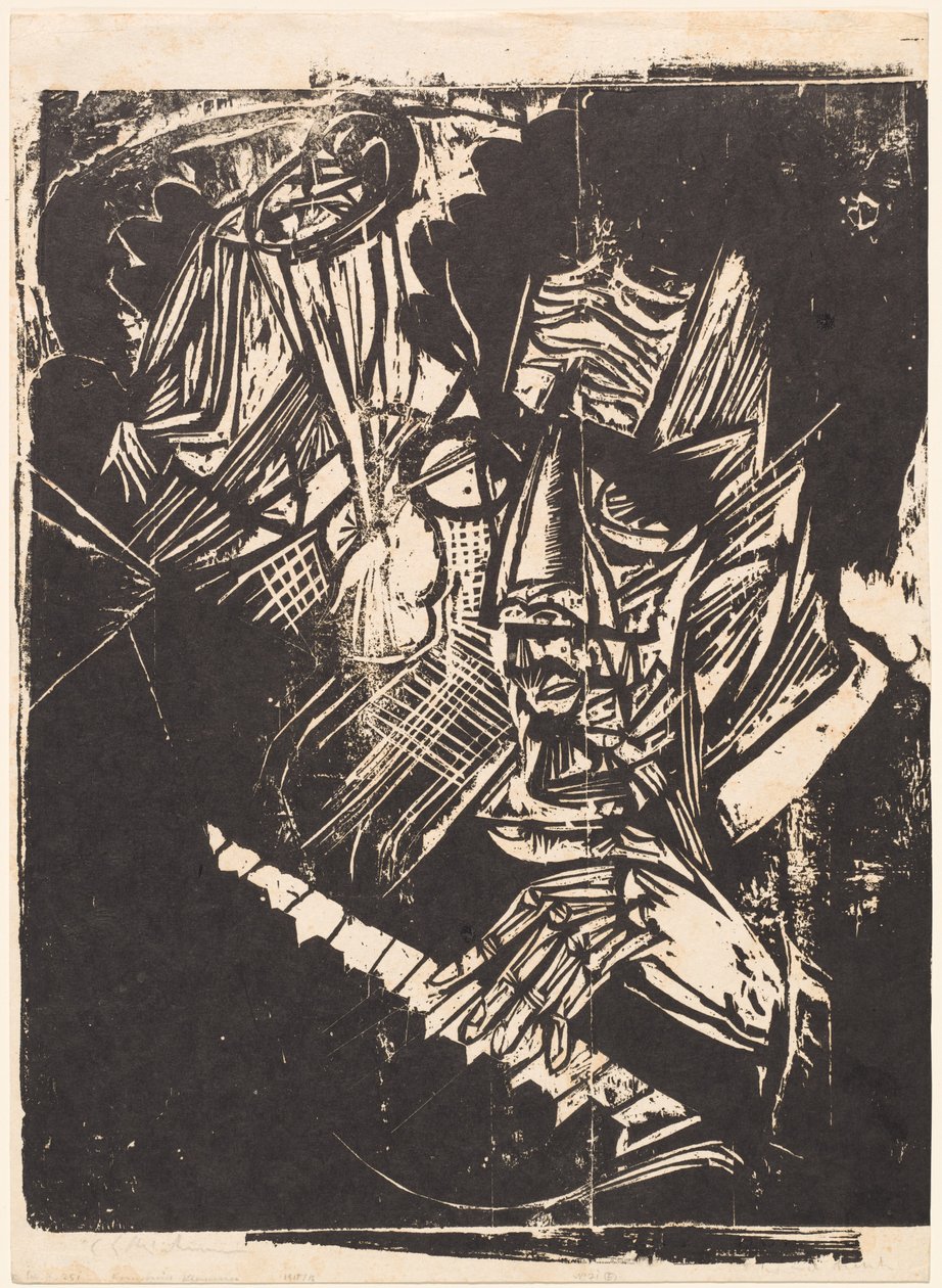 Kompozytor Klemperer autorstwa Ernst Ludwig Kirchner