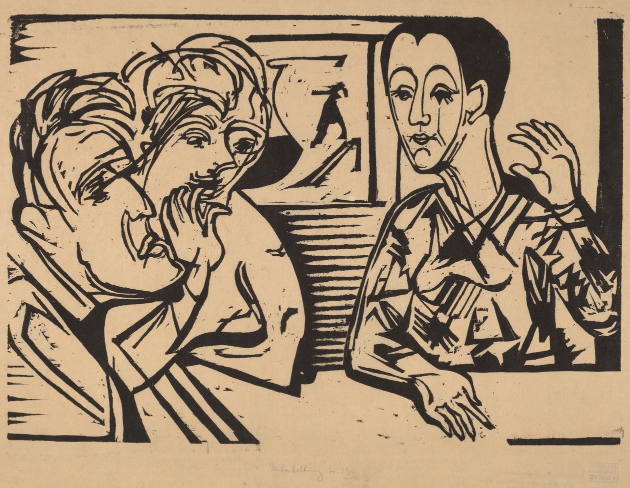 Rozmowa autorstwa Ernst Ludwig Kirchner