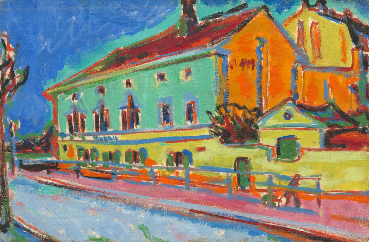 Sala Tańca Bellevue, 1909-10 autorstwa Ernst Ludwig Kirchner