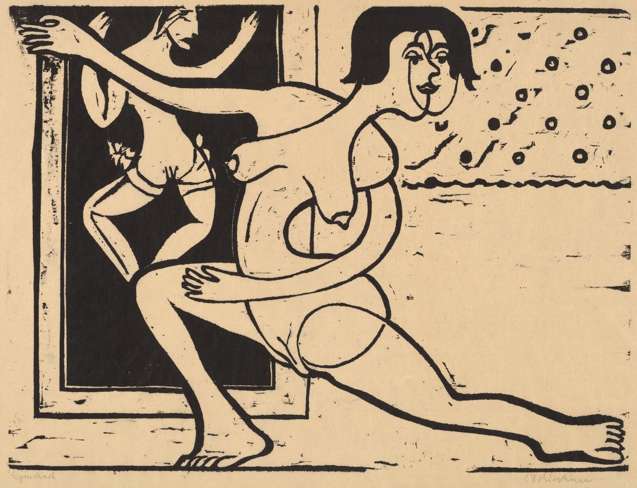 Ćwiczenie tancerza autorstwa Ernst Ludwig Kirchner