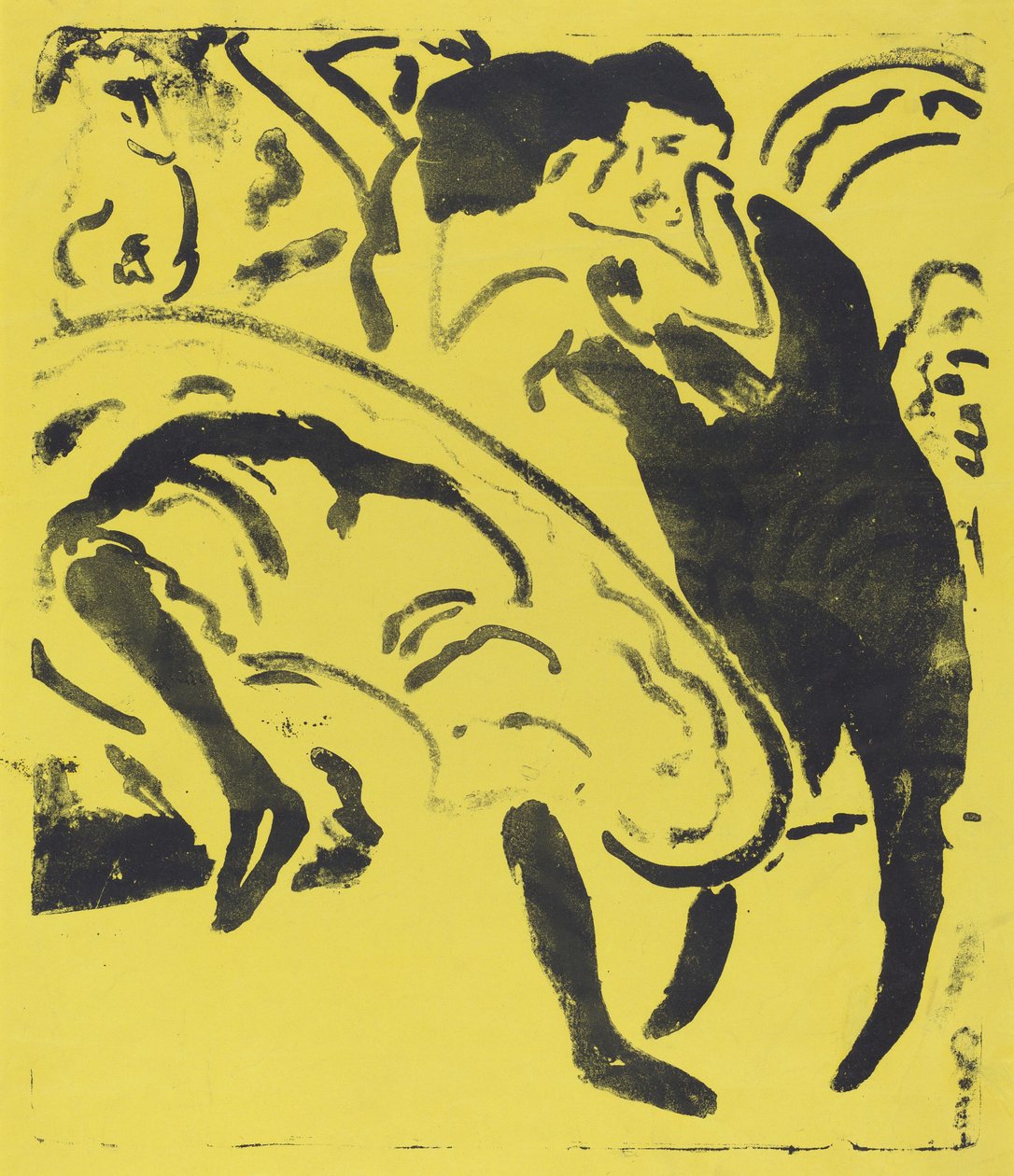Tańcząca para autorstwa Ernst Ludwig Kirchner