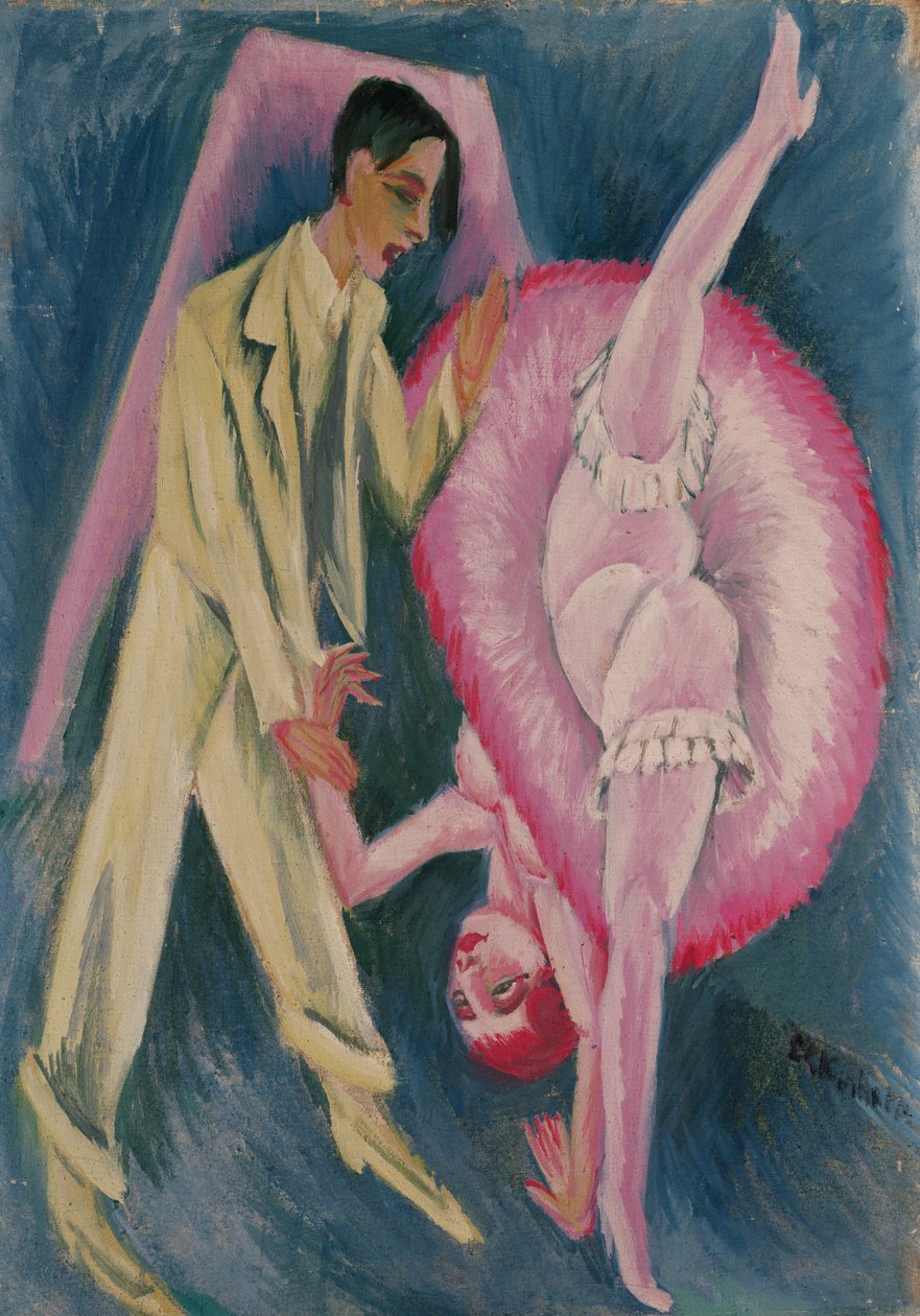 Tańcząca para, 1914 autorstwa Ernst Ludwig Kirchner