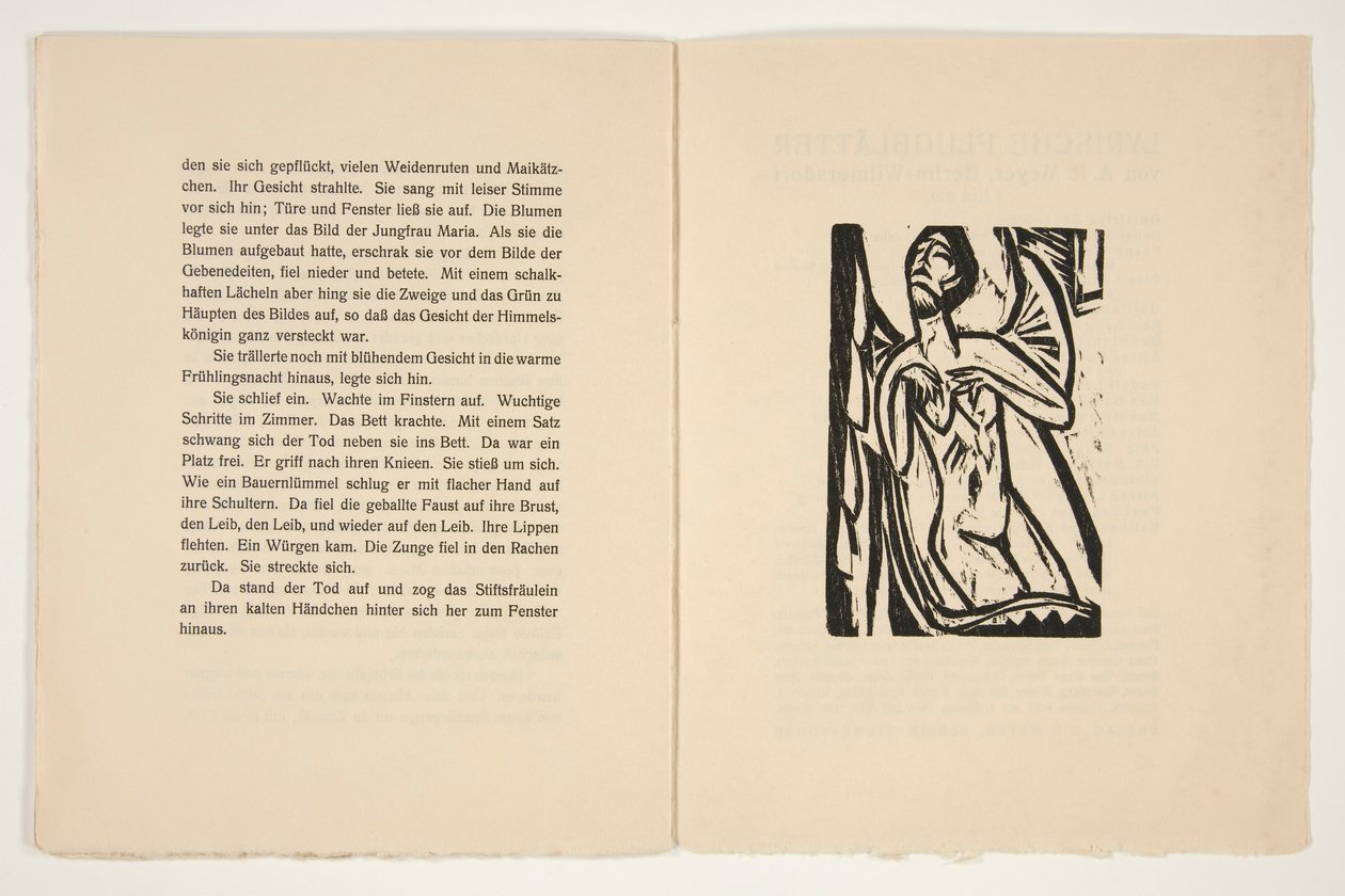 Kanonistka i śmierć. Ilustracje do powieści Alfreda Doeblina autorstwa Ernst Ludwig Kirchner