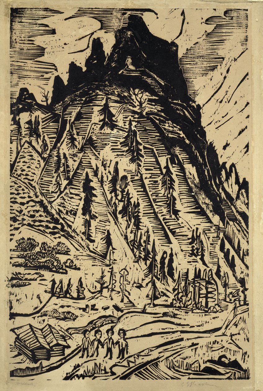 Góra autorstwa Ernst Ludwig Kirchner