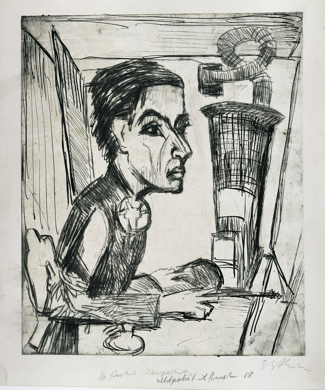 Malarz autorstwa Ernst Ludwig Kirchner