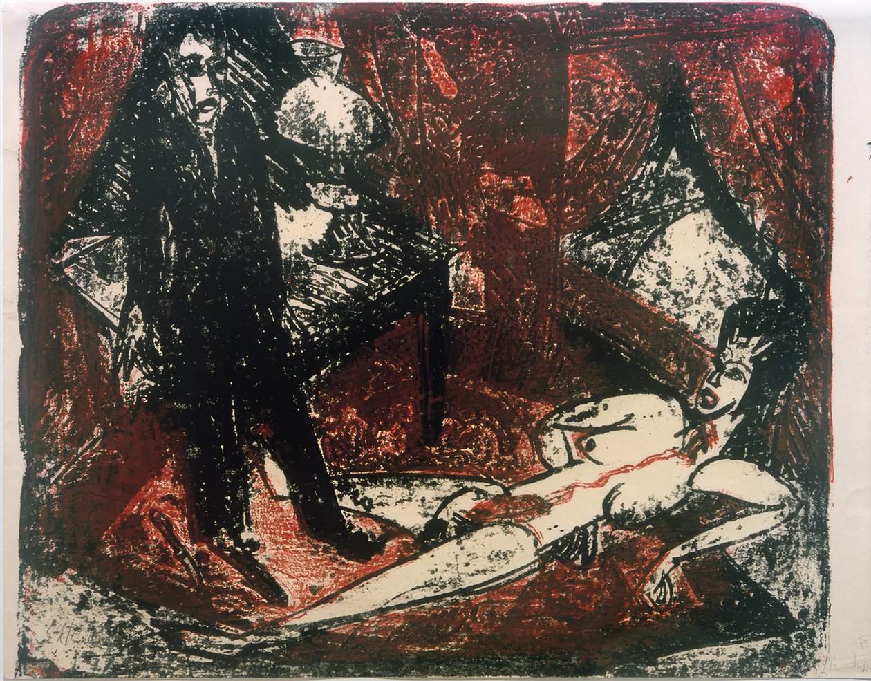 Zabójca autorstwa Ernst Ludwig Kirchner