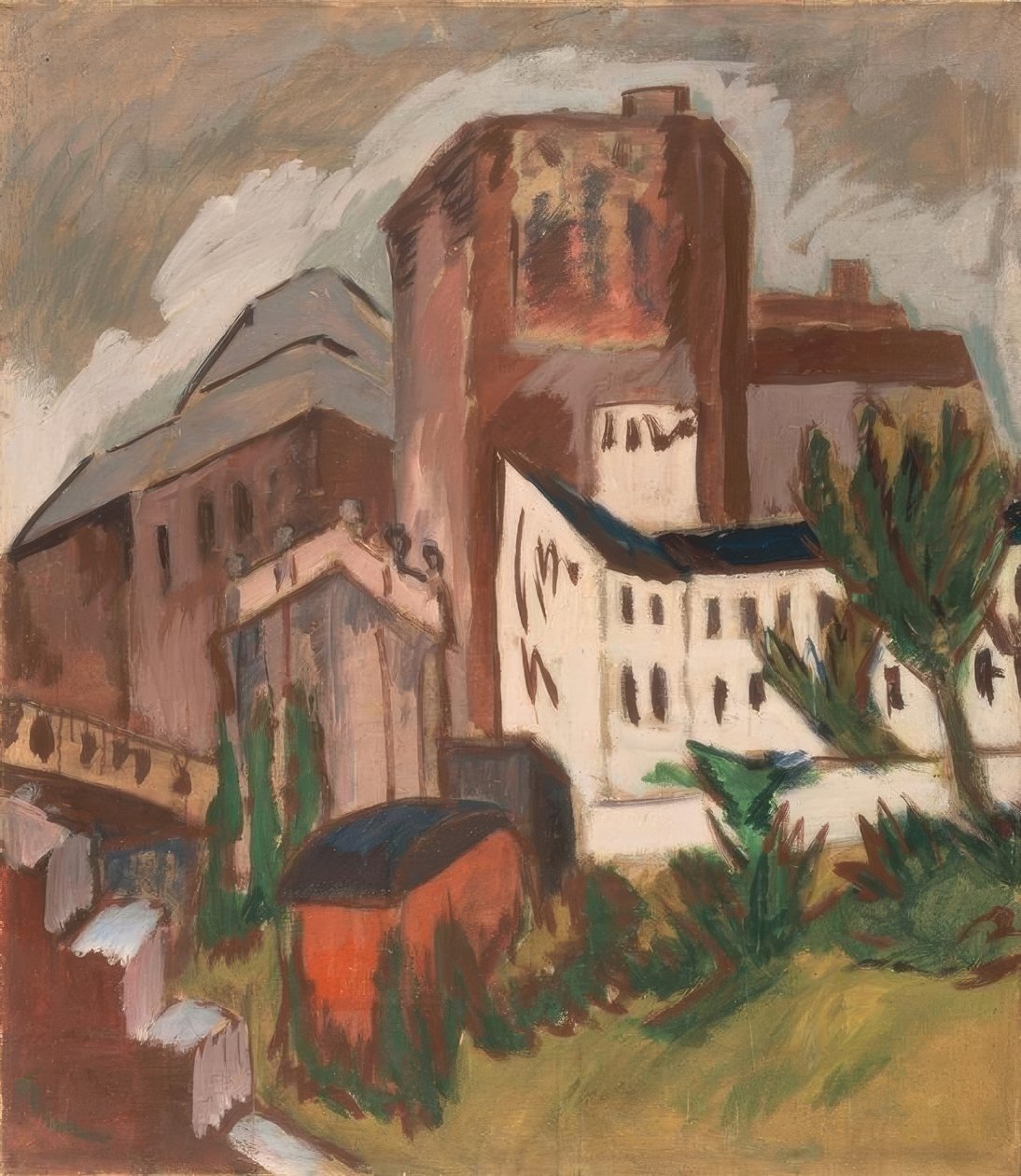 Wieża miejska autorstwa Ernst Ludwig Kirchner