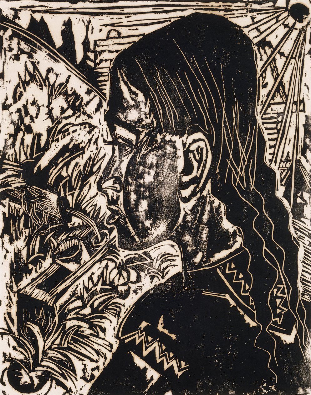 Dorli, 1917 autorstwa Ernst Ludwig Kirchner