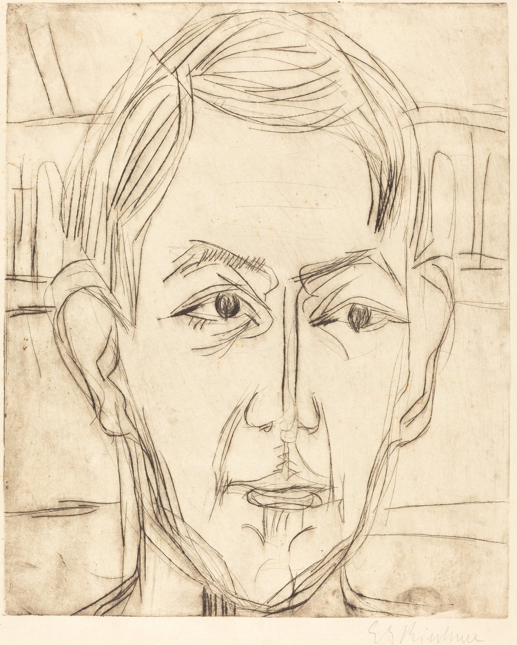 dr Hans Bütow autorstwa Ernst Ludwig Kirchner