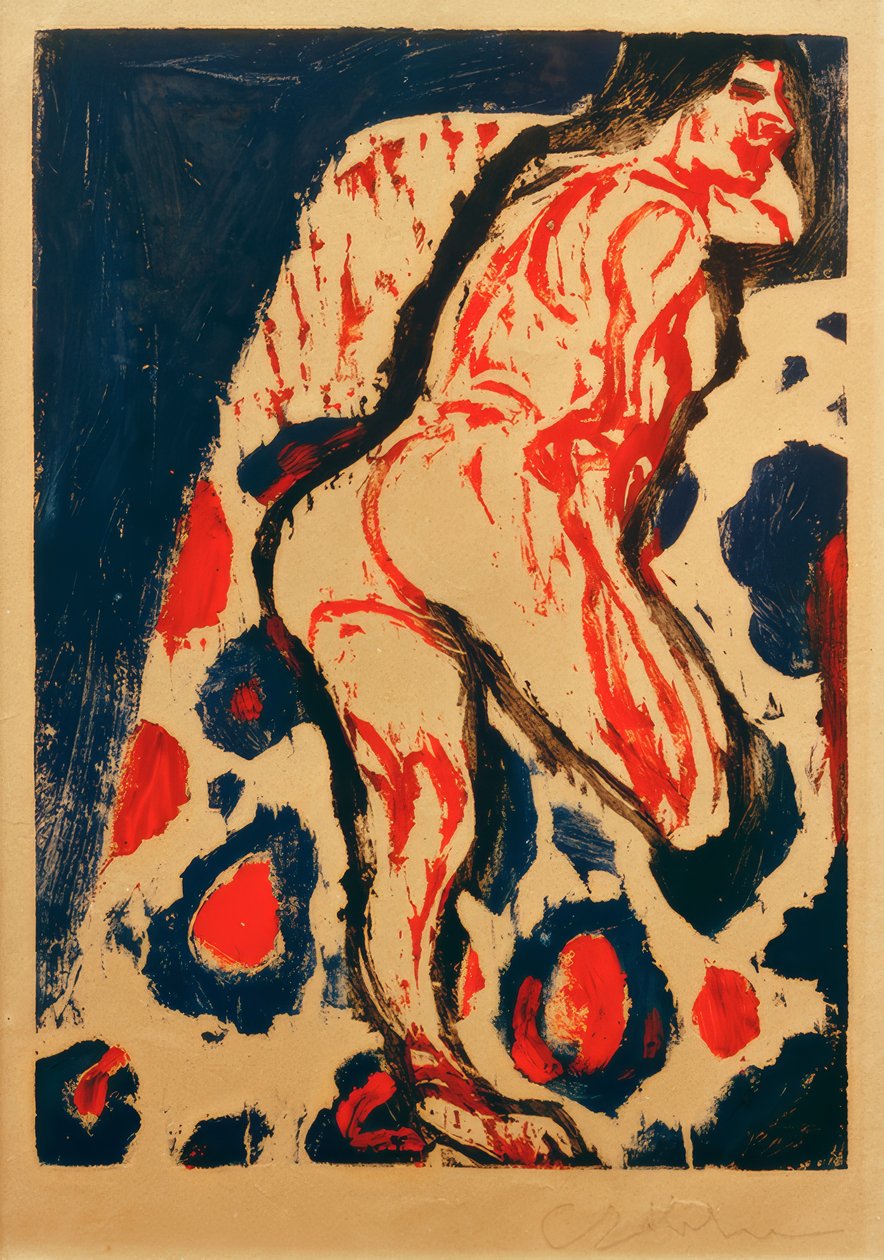 E.L. Kirchner, Leżąca nagość autorstwa Ernst Ludwig Kirchner